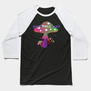 Mushrooms Fan Baseball T-Shirt